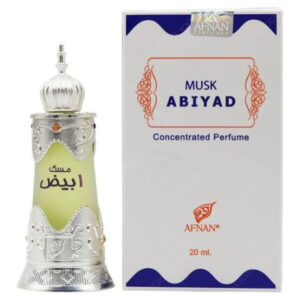 Afnan Musk Abiyad 20ml unisex concentrated perfume oil